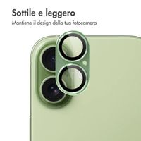 imoshion Protezione fotocamera in Vetro 2 Pezzi Apple iPhone 17 - Sage Green