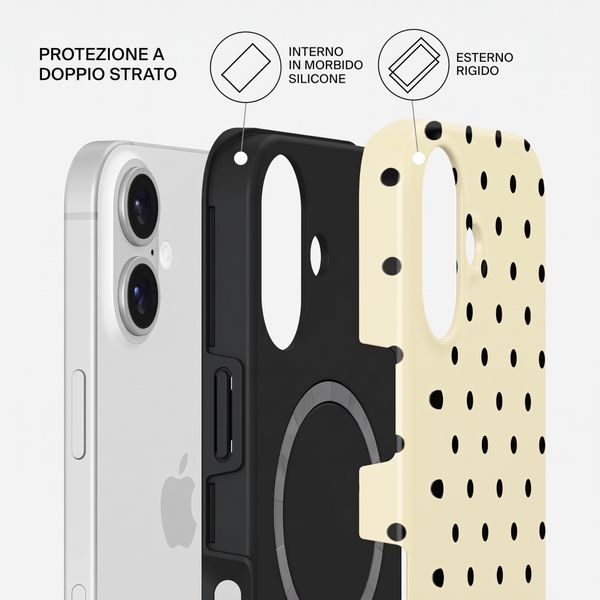 Burga Cover Posteriore Resistente con MagSafe Apple iPhone 16 - Sweet Treat