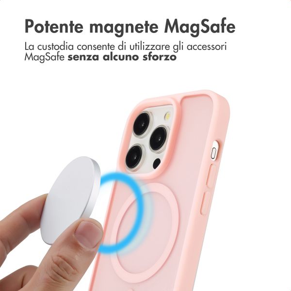 imoshion Cover posteriore Color Guard con MagSafe Apple iPhone 14 Pro - Rosa chiaro