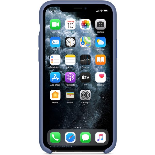 Apple Cover in Silicone Apple iPhone 11 Pro - Linen Blue