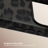 Selencia Cover Sabi Stampa pantera con MagSafe Apple iPhone 17 Pro - Midnight Black