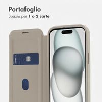 imoshion Bookcase trasparente con MagSafe Apple iPhone 15 - Beige