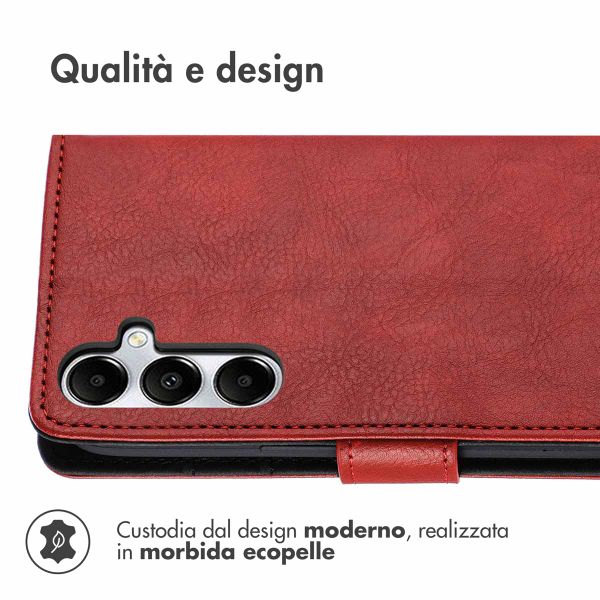 imoshion Cover a libro di Lusso Samsung Galaxy A26 - Rosso