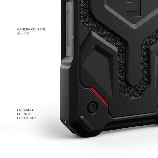 UAG Cover Posteriore Monarch Pro Apple iPhone 16 - Kevlar Black