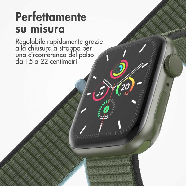 imoshion Cinturino in nylon Apple Watch | 44/45/46/49 mm - Dark Olive