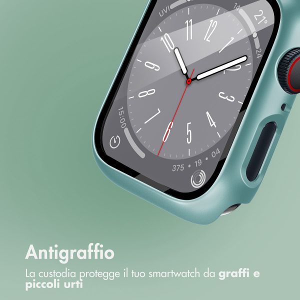 imoshion Cover rigida integrale Apple Watch 4 / 5 / 6 / SE - 44 mm - Verde scuro
