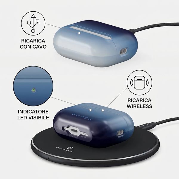 Burga Custodia rigida Apple AirPods Pro 3 - Zero Gravity