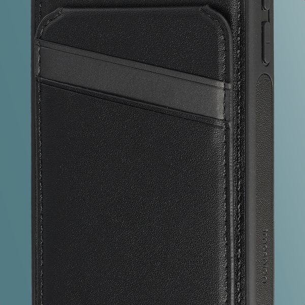 imoshion Cover Posteriore con Porta Carte e supporto Apple iPhone 17e / 16e - Nero