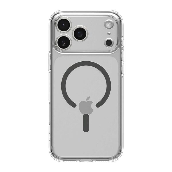 Spigen Cover Posteriore Ultra Ibrida con MagSafe Apple iPhone 17 Pro - Clear Graphite