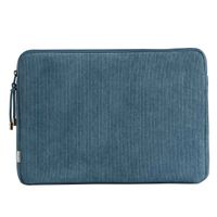 Selencia Cover per laptop in velluto a coste 15-16 pollici - Sleeve per laptop - Slate Blue