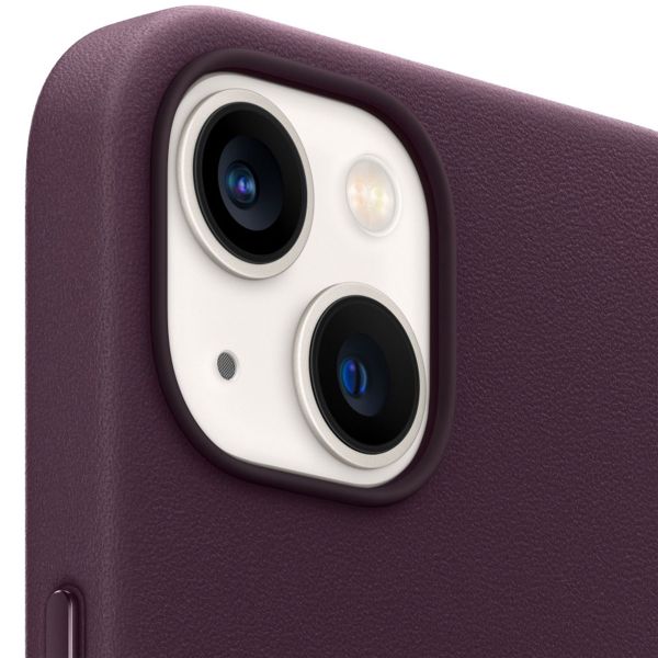 Apple Cover in Pelle MagSafe iPhone 13 Mini - Dark Cherry