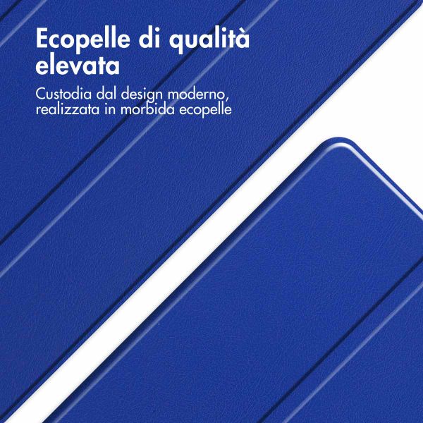 imoshion Cover a libro Trifold Apple iPad 9 (2021) 10.2 pollici / iPad 8 (2020) 10.2 pollici / iPad 7 (2019) 10.2 pollici - Cobalt Blue