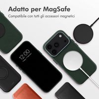 Accezz Cover in Pelle con MagSafe Apple iPhone 18 Pro / 17 Pro - Cedar Green