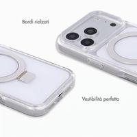 Accezz Cover con anello e supporto con MagSafe Apple iPhone 18 Pro / 17 Pro - Trasparente