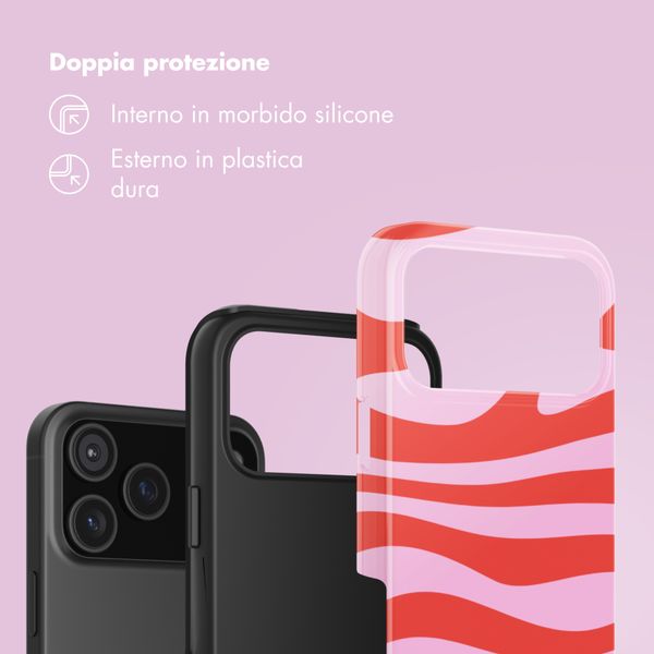 Selencia Cover Posteriore Vivid Apple iPhone 17 Pro - Dream Swirl Pink