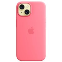 Apple Cover Posteriore in Silicone con MagSafe Apple iPhone 15 - Rosa