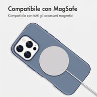 imoshion Cover posteriore Color con Thin MagSafe Ring Apple iPhone 16 Pro - Blu scuro