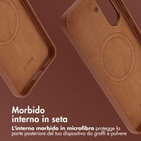 Accezz Cover in Pelle con MagSafe Samsung Galaxy A36 / A56 - Sienna Brown