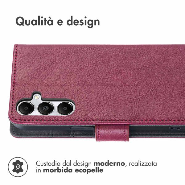 imoshion Cover a libro di Lusso Samsung Galaxy A17 (5G) / (4G) - Bordeaux