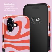 Selencia Cover posteriore Vivid con MagSafe Apple iPhone 16 - Dream Swirl Pink