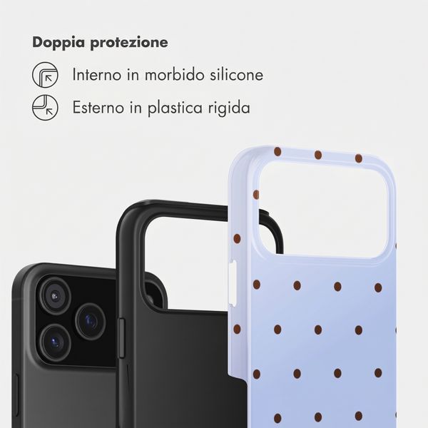 Selencia Cover Posteriore Vivid Apple iPhone 17 Pro - Happy Dots Digital Sky
