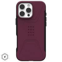UAG Cover Posteriore Civilian con MagSafe Apple iPhone 16 Pro Max - Bordeaux