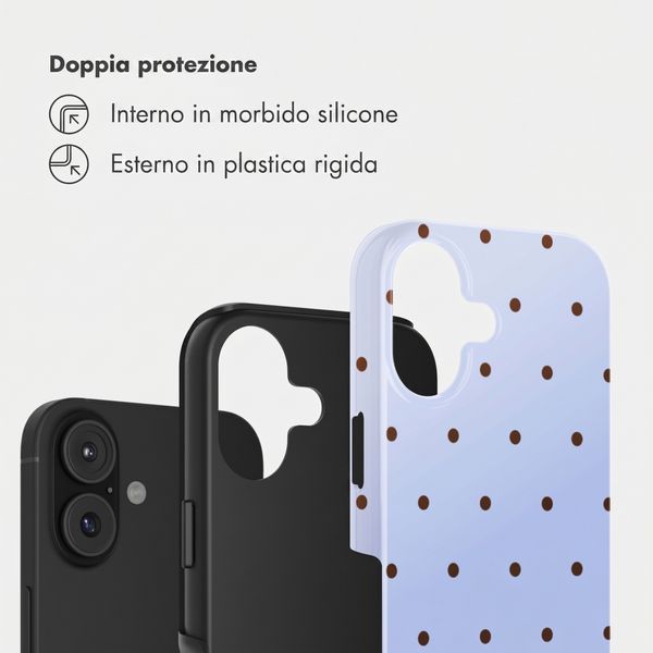 Selencia Cover Posteriore Vivid Apple iPhone 17 - Happy Dots Digital Sky