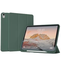 Accezz Cover a libro in silicone Smart Apple iPad Air 11 pollici (2026) M4 / (2025) M3 / (2024) M2 / Air 5 (2022) / Air 4 (2020) - Verde scuro