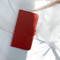 Selencia Cover a libro in vera pelle Apple iPhone 12 Pro Max - Rosso