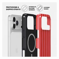 Burga Cover Posteriore Resistente con MagSafe Apple iPhone 18 Pro - Pomegranate