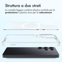 Accezz Cover posteriore Xtreme Impact con MagSafe Samsung Galaxy S25 Ultra - Trasparente
