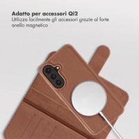 Selencia Libreria rimovibile Olyn con MagSafe Samsung Galaxy A57 (5G) - Marrone