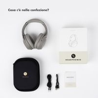Selencia Cuffie wireless Urban Play - Cancellazione attiva del rumore (ANC) - Con custodia - Cosy Grey