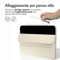 imoshion Custodia Magnetica a Libro Apple iPad 11 (2025) 11 pollici A16 / iPad 10 (2022) 10.9 pollici - Beige