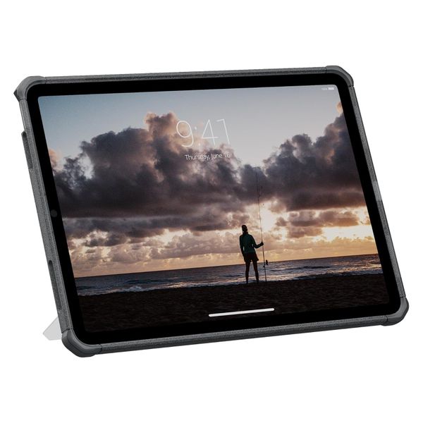 UAG Custodia posteriore Scout Plus con supporto Apple iPad Air 11 pollici (2026) M4 / (2025) M3 / (2024) M2 - Ash