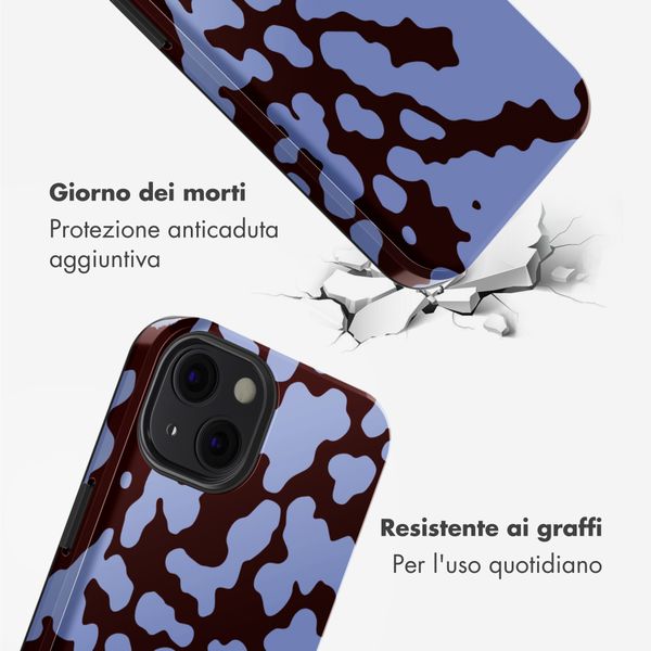 Selencia Cover posteriore Vivid con MagSafe Apple iPhone 13 - Moo'd Lavender Glow