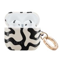 Selencia Cover Vivid  Apple Airpods 4 - Art Wave Black