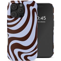 Selencia Cover Posteriore Vivid Apple iPhone 16 Pro Max - Dream Swirl Chocolate