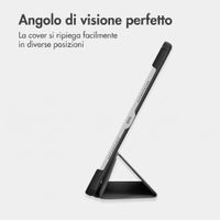 imoshion Cover a libro Trifold Samsung Galaxy Tab A11 Plus - Nero