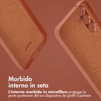 Accezz Cover in pelle 2 in 1 con MagSafe Samsung Galaxy S24 Plus - Sienna Brown