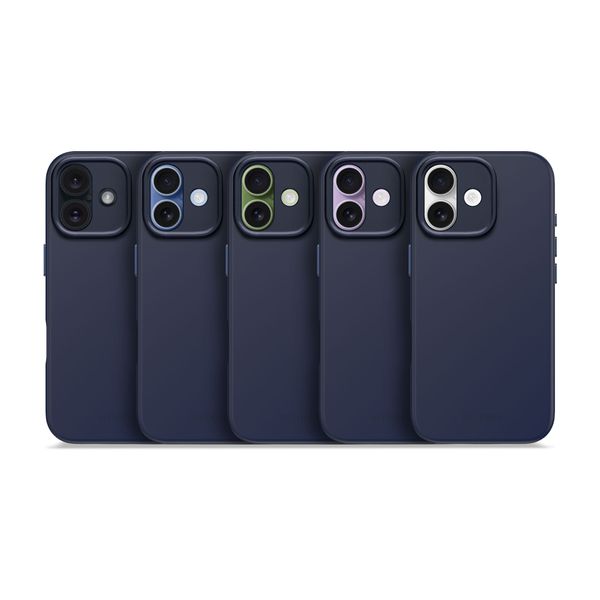 Decoded Cover in Silicone MagSafe Apple iPhone 17 - True Navy