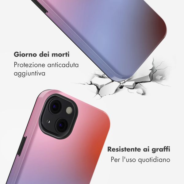 Selencia Cover posteriore Vivid con MagSafe Apple iPhone 13 - Gradient Soft Blush