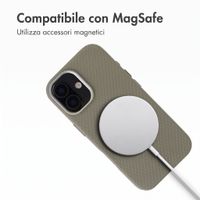 Accezz Cover Mesh con MagSafe Apple iPhone 16 - Grigio scuro
