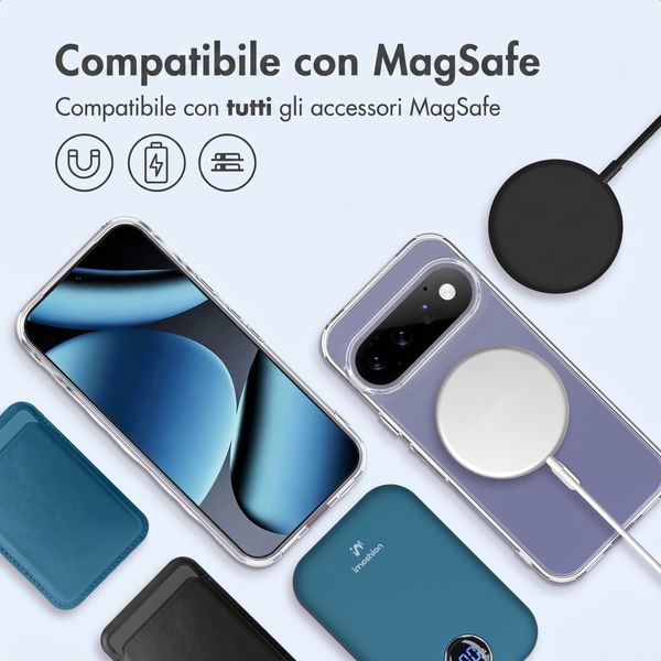 imoshion Cover posteriore protettiva con MagSafe Google Pixel 11 Pro - Trasparente