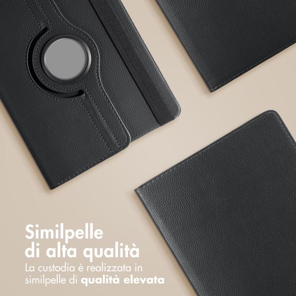 imoshion Cover Girevole a 360° Samsung Galaxy Tab A11 Plus - Nero