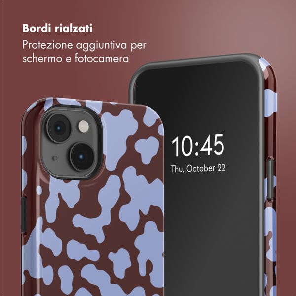Selencia Cover posteriore Vivid con MagSafe Apple iPhone 14 - Moo'd Lavender Glow