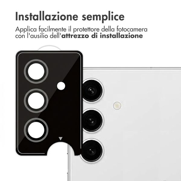 imoshion 2 Pack protezione lente fotocamera Samsung Galaxy S24 - Nero