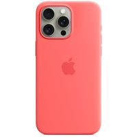 Apple Cover Posteriore in Silicone con MagSafe Apple iPhone 15 Pro Max - Guava