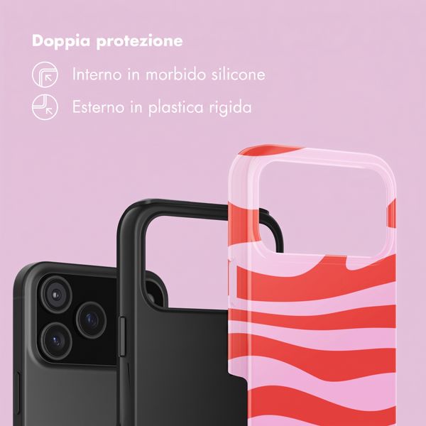 Selencia Cover Posteriore Vivid Apple iPhone 18 Pro - Dream Swirl Pink