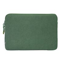 Selencia Cover per laptop in velluto a coste 13-14 pollici - Laptopsleeve - Sage Green